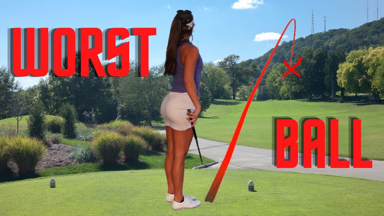 Sabrina Andolpho Joins YouTube | Worst Ball Scramble - Golf Game